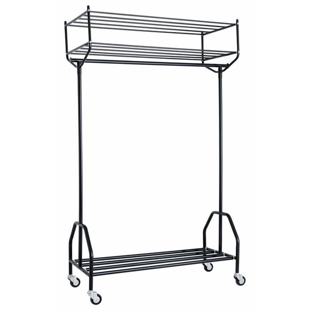 Buy Habitat Alexis Black Metal Clothes Rail at Argos.co.uk - Your ...