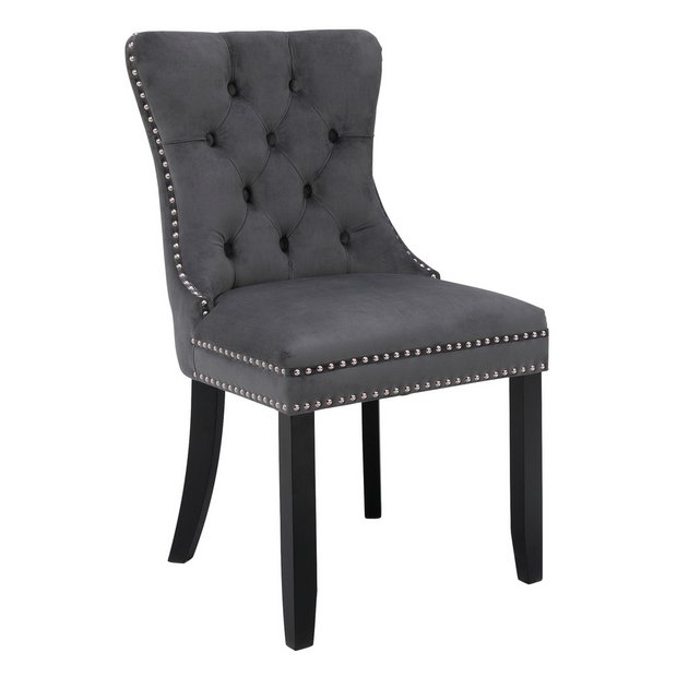 Argos black deals dining chairs