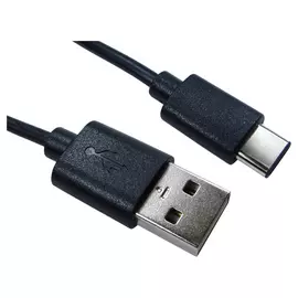 USB to Type C 1m Cable - Black
