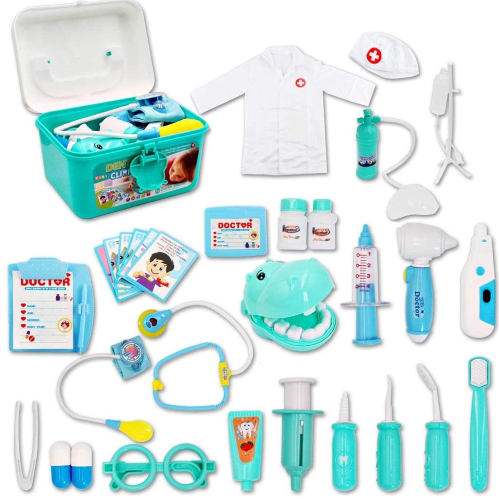 deAO Dentist Role Play Set - Blue