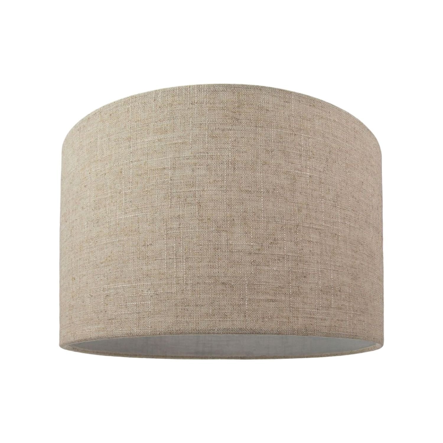Happy Homewares Natural Linen in Oatmeal - Diameter Lampshade - 30cm