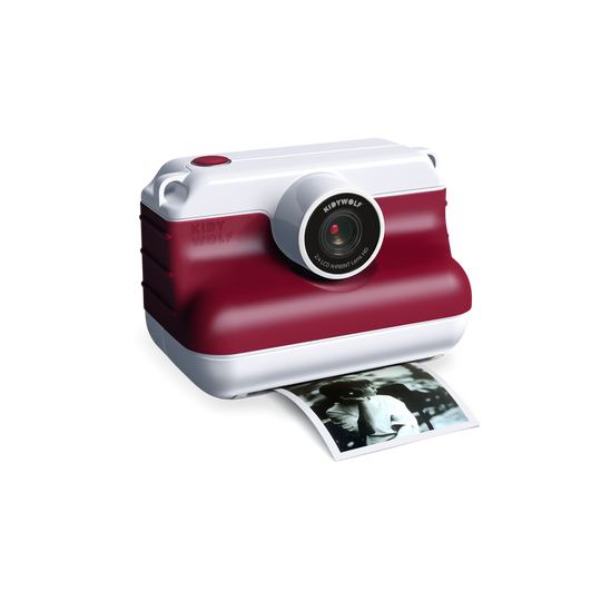 KIDYWOLF KPRINT Instant Thermal Printing Camera - Red