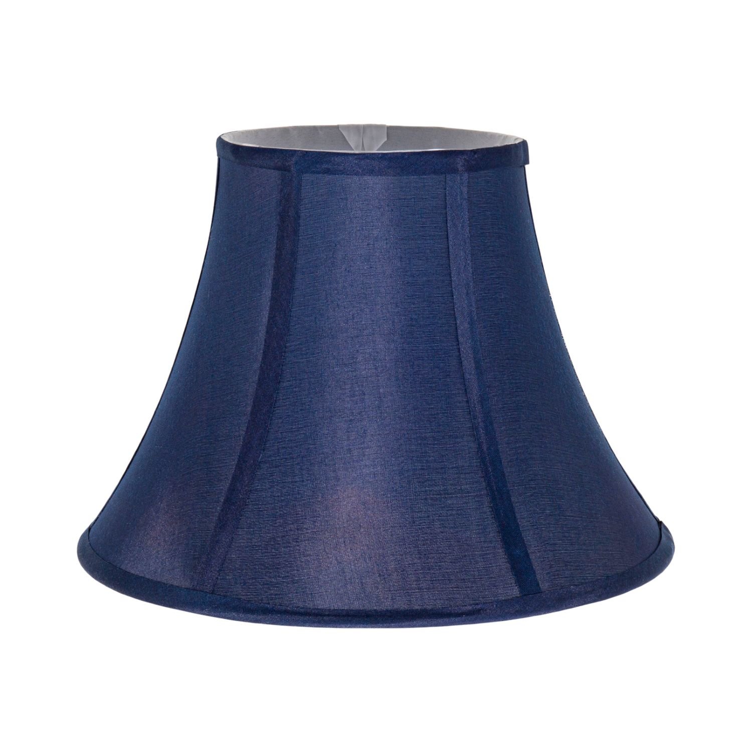 Happy Homewares Empire Shaped in Rich Silky Navy Cotton Fabric Lampshade - 30cm