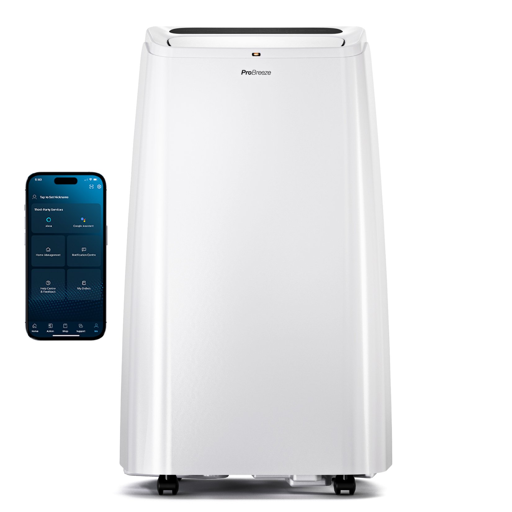 Pro Breeze 12,000 BTU Portable Air Conditioner - White
