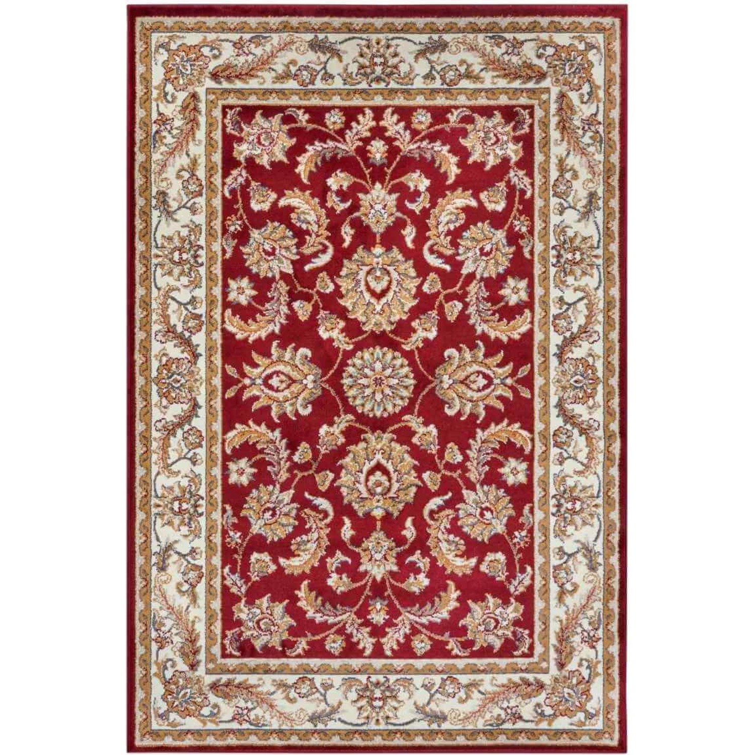 Hanse Home Cream and Red Reni Luxor Oriental Vintage Rug - 57 x 90cm