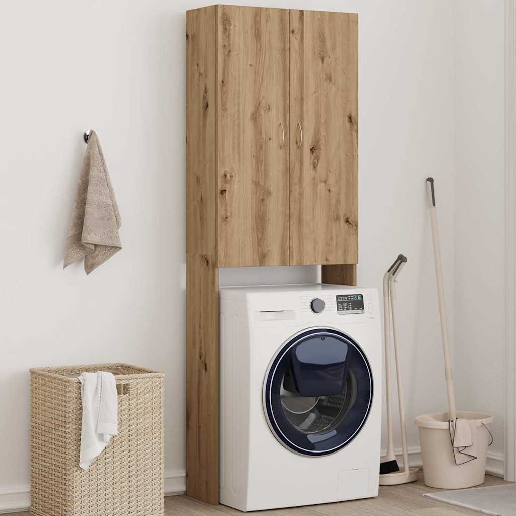 Walplus Washing Machine Cabinet Artisan - Artisan Oak - 64 x 25.5 x 190 cm