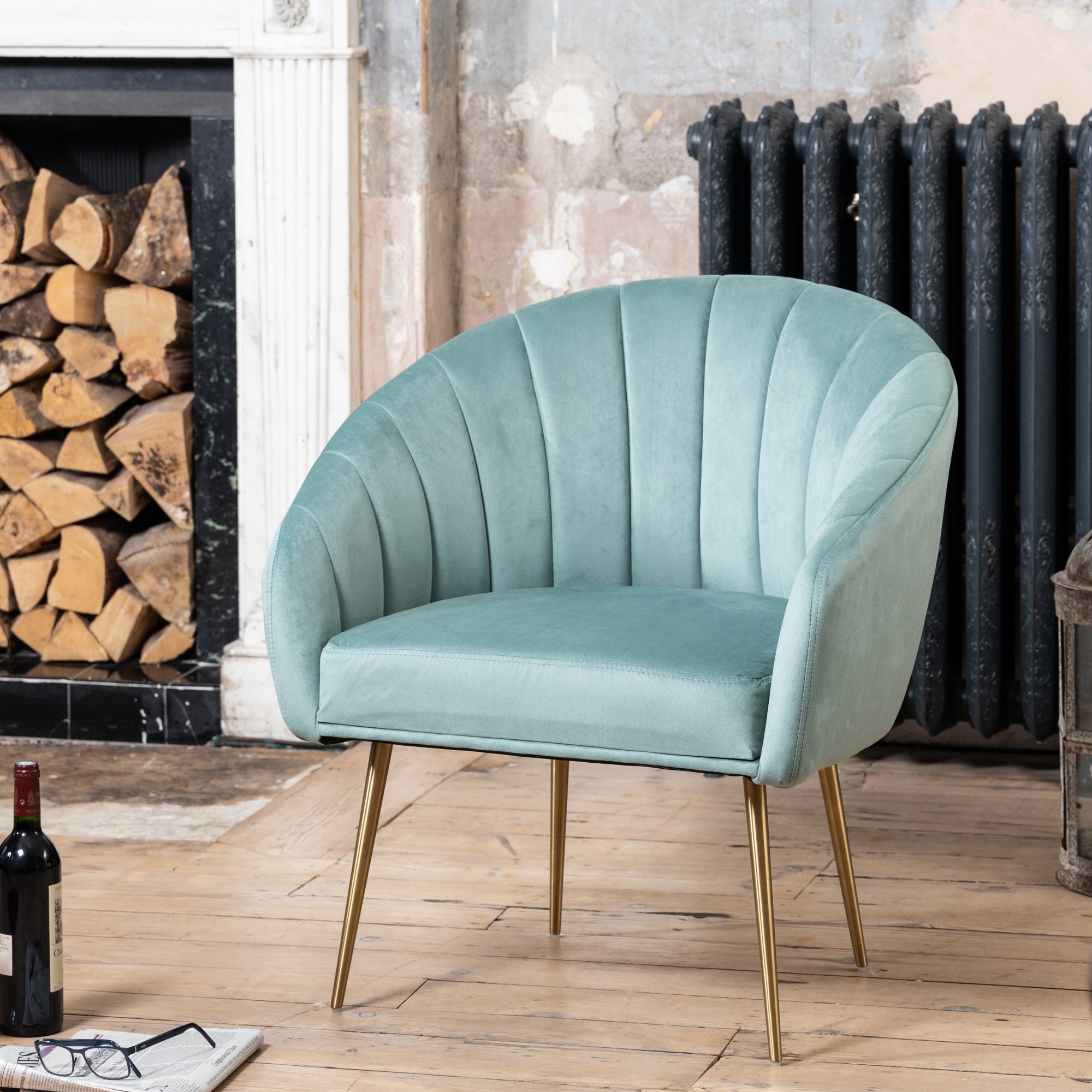 Artemis Home Helena Accent Chair - Mint