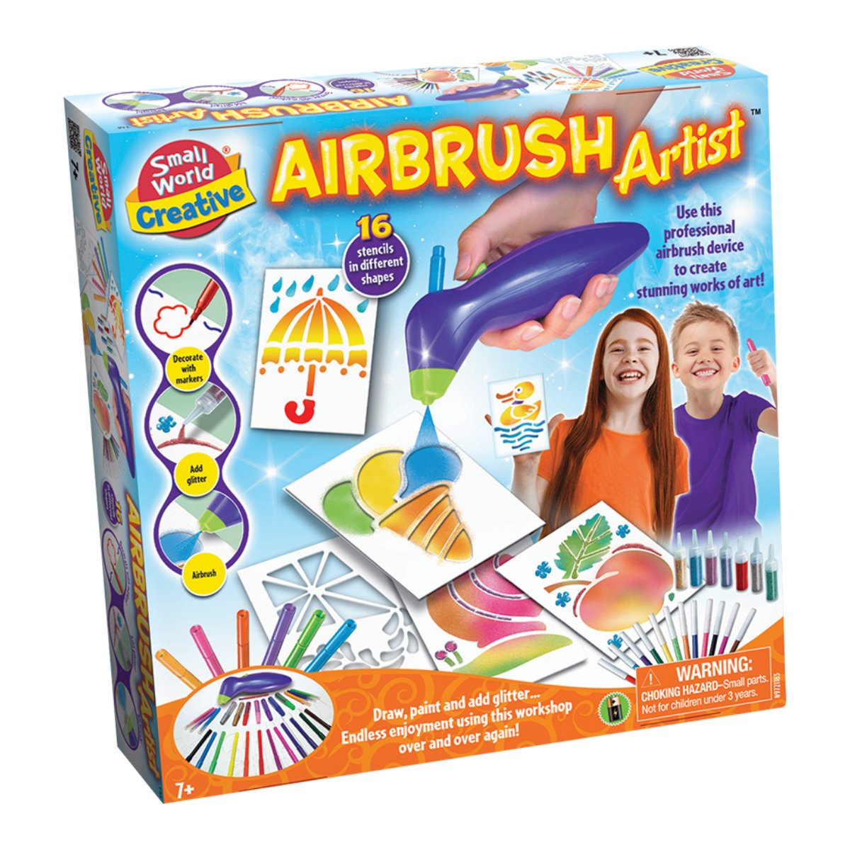 Small World Toys Airbrush Artist Craft Set