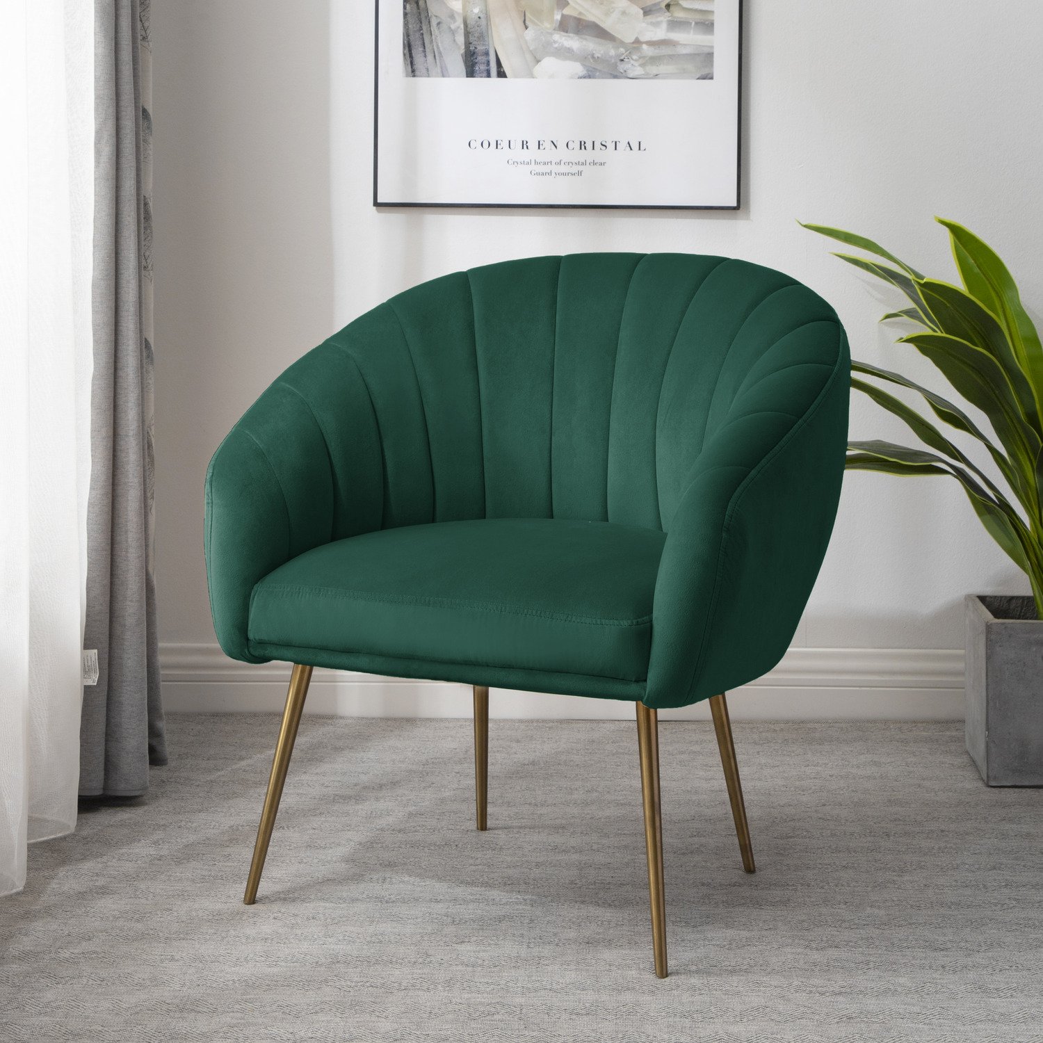 Artemis Home Helena Accent Chair - Green