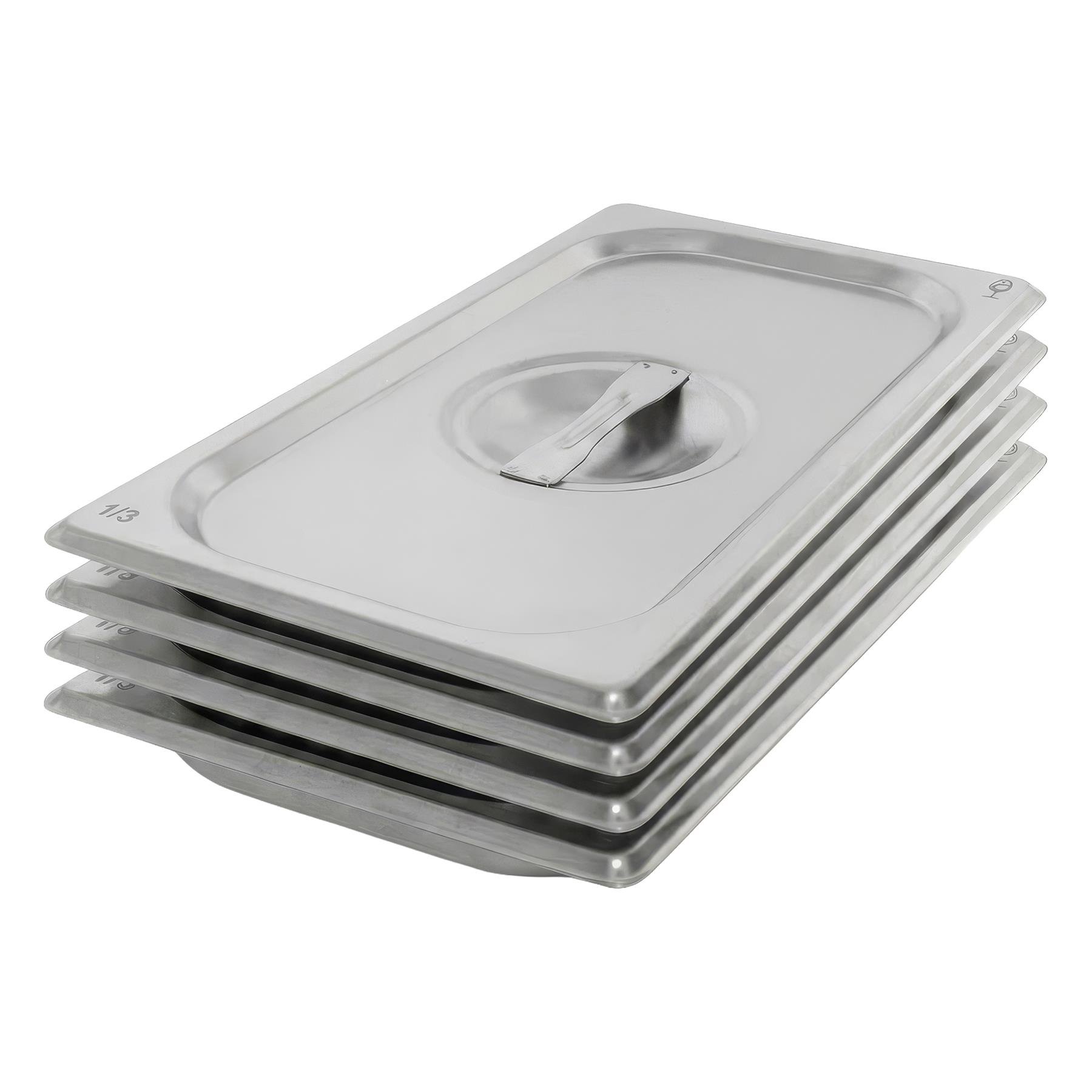 Argon Tableware Gastronorm Containers with Lids 1/3 - 650ml - Set of 4