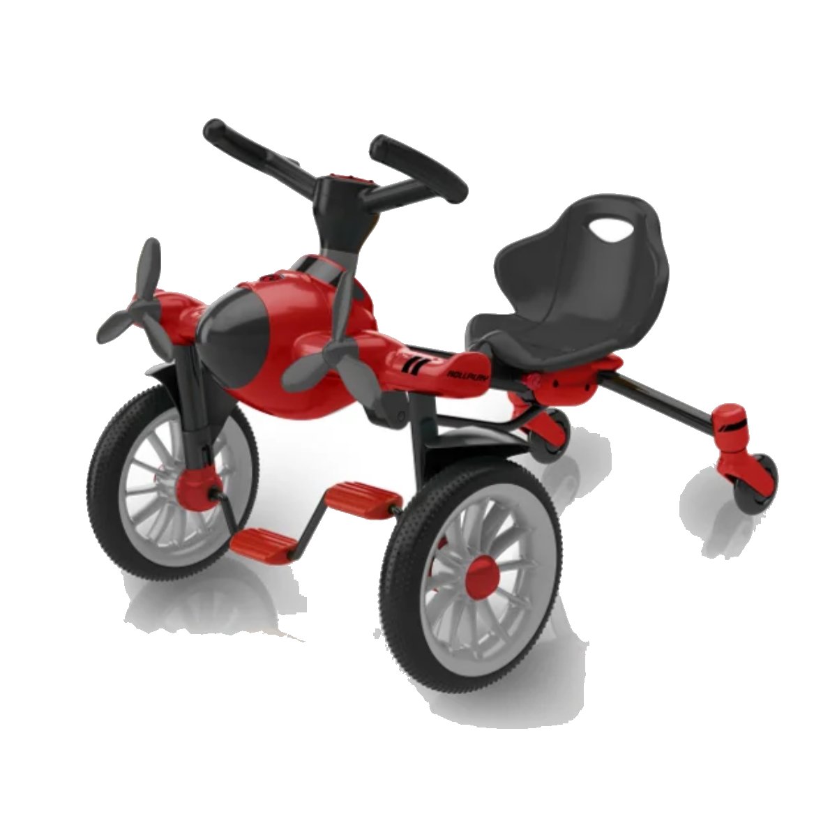 Rollplay Flex Pedal Drifter Kids Ride On - Black Red