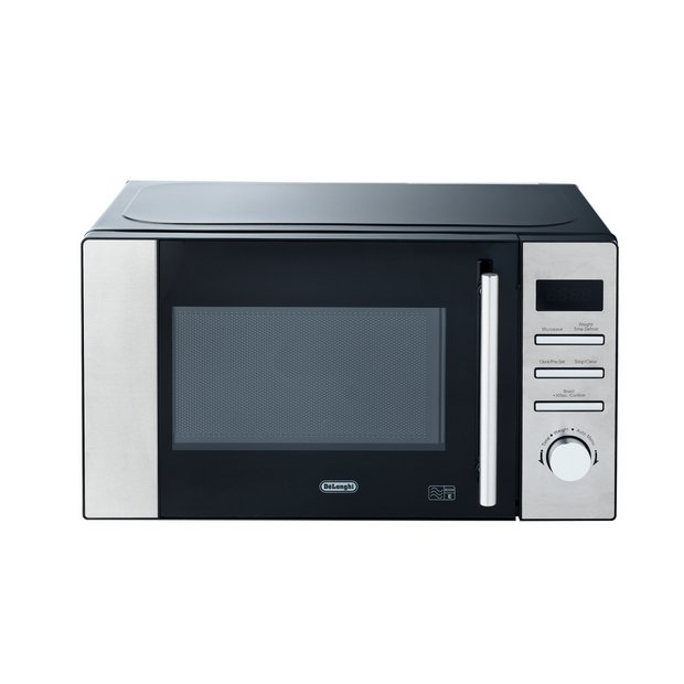 Buy De Longhi 800w Standard Microwave Am82 Stainless Steel Microwaves Argos