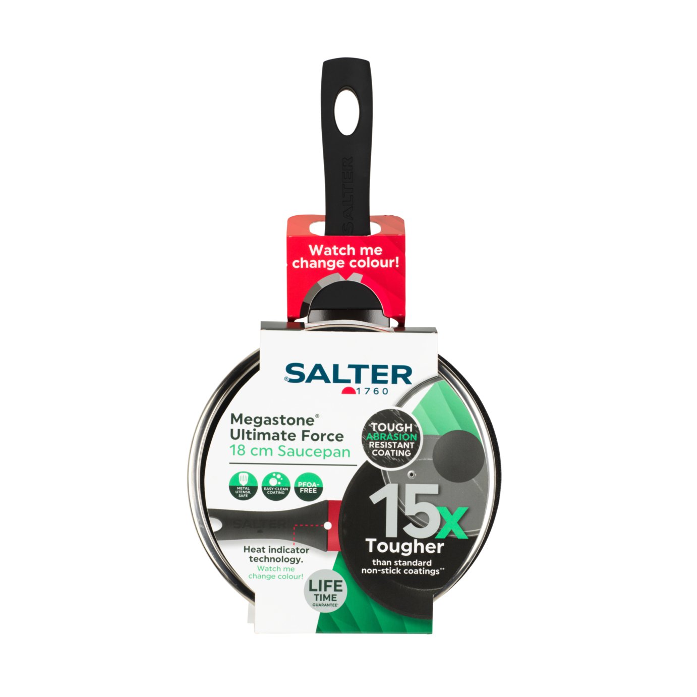 Salter 15x Mega Thermo 18cm Aluminium Saucepan