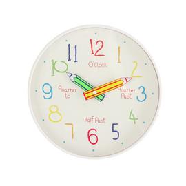 Argos Home Children's Tell the Time Wall Clock
