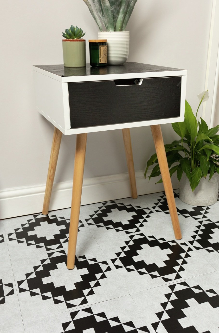 D-C-Fix Victorian Peel and Stick Vinyl Floor Tiles