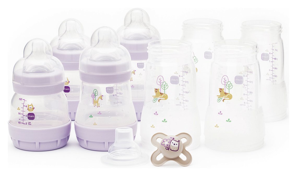 MAM Easy Start Anti-Colic Small Baby Bottle Set - Lilac