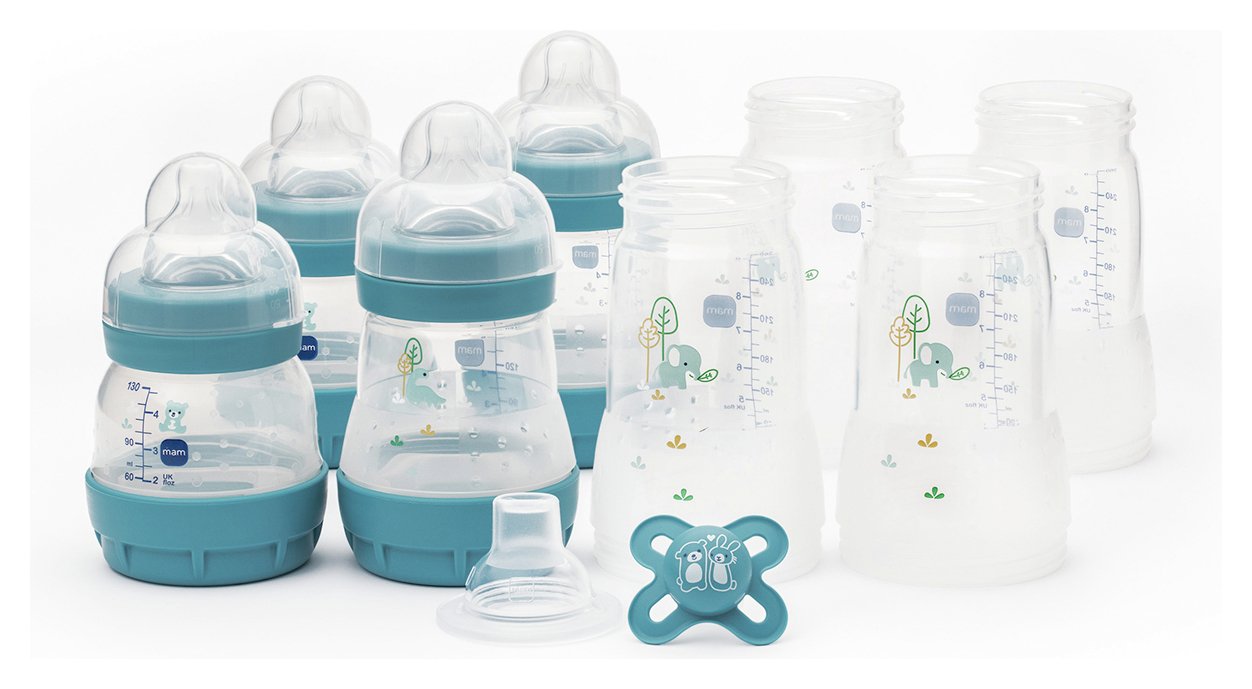 MAM Easy Start Anti-Colic Small Baby Bottle Set - Blue