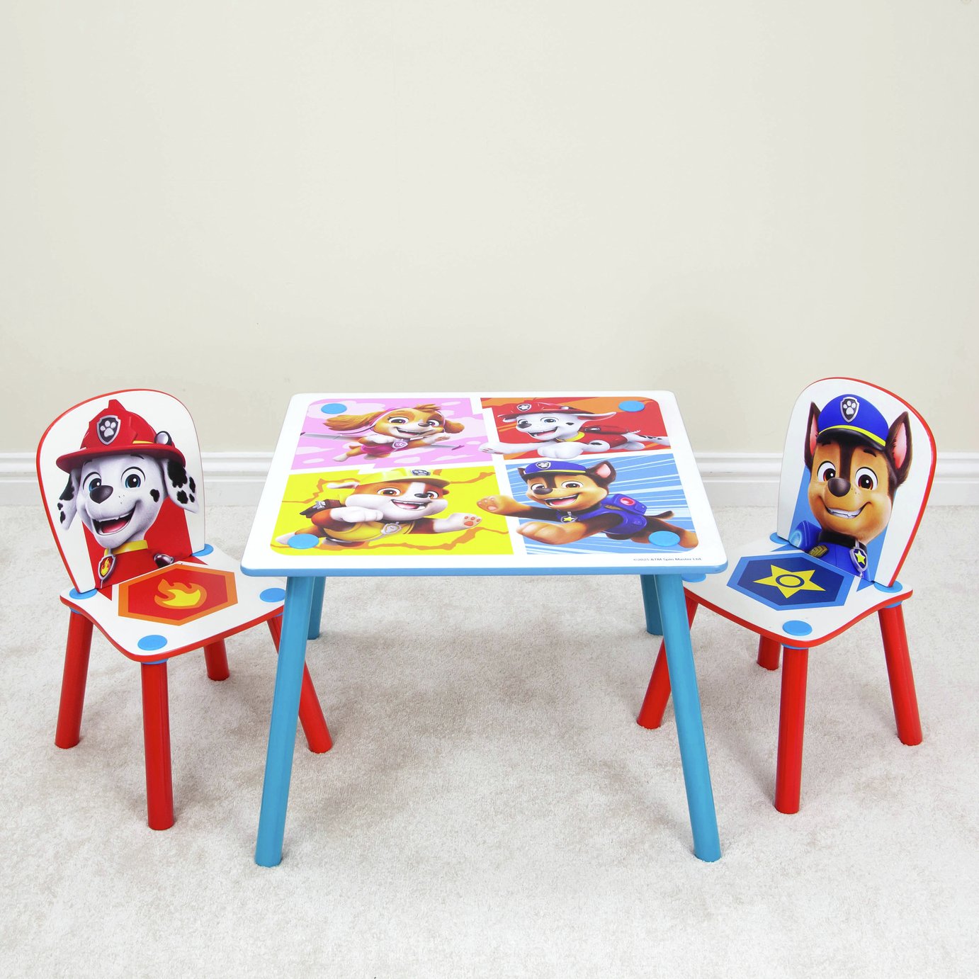 Paw Patrol Kids Table & 2 Chairs