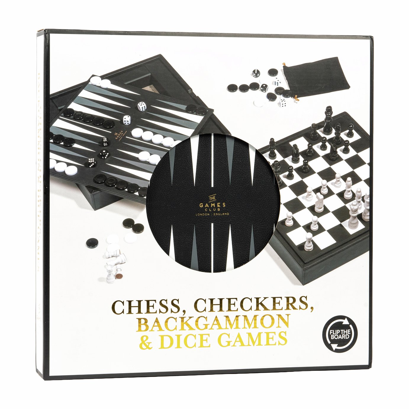 Professor Puzzle Chess, Checkers, Backgammon and Dice Game