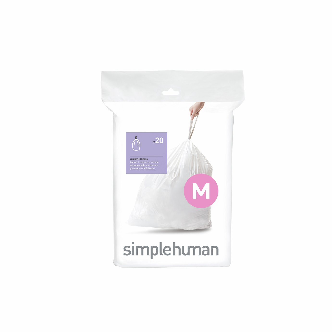 Buy Simplehuman 35L Code H Bin Liners Pack of 100 Kitchen bins