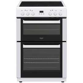 Bush CTFS60DBLECW 60cm Double Oven Electric Cooker - White