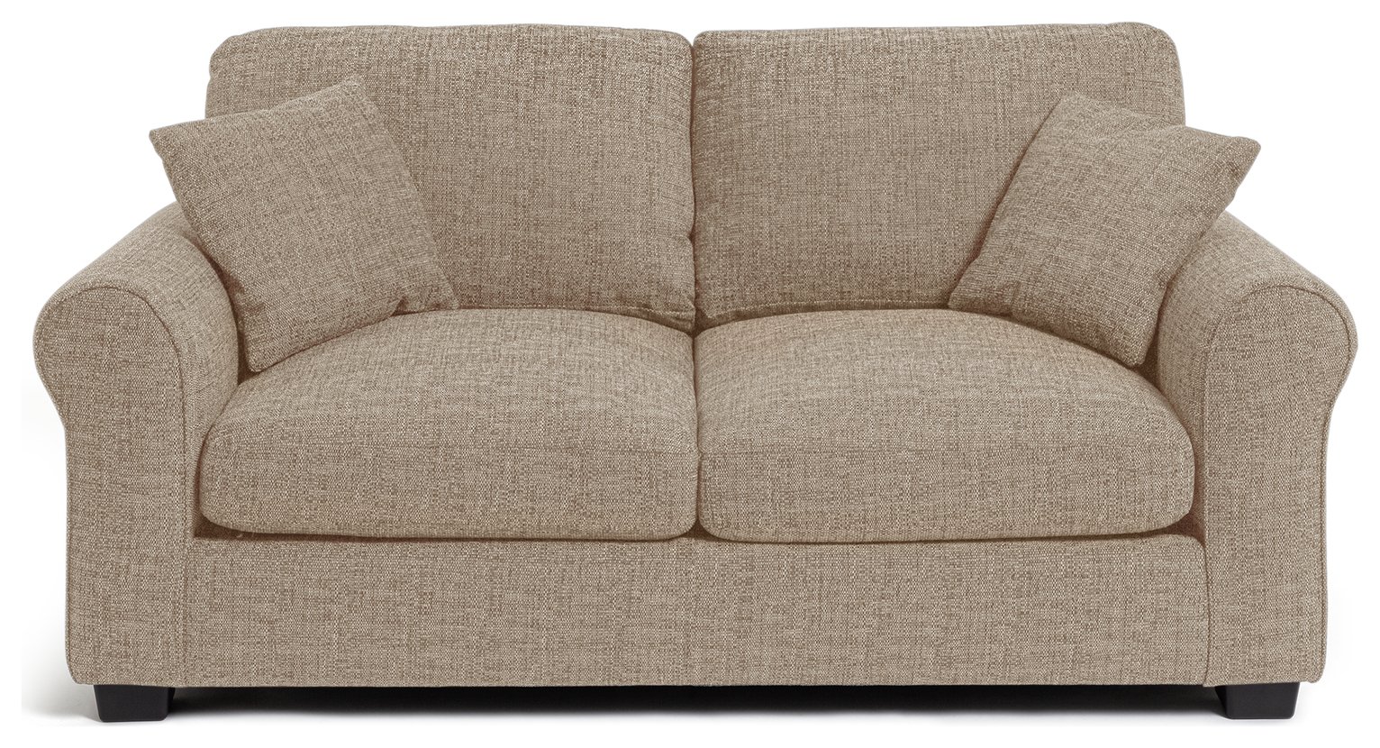 Argos Home Lisbon Fabric 2 Seater Sofa Bed - Beige