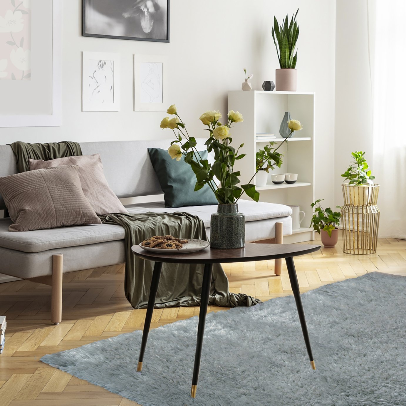 Homemaker Supersoft Plain Shaggy Rug