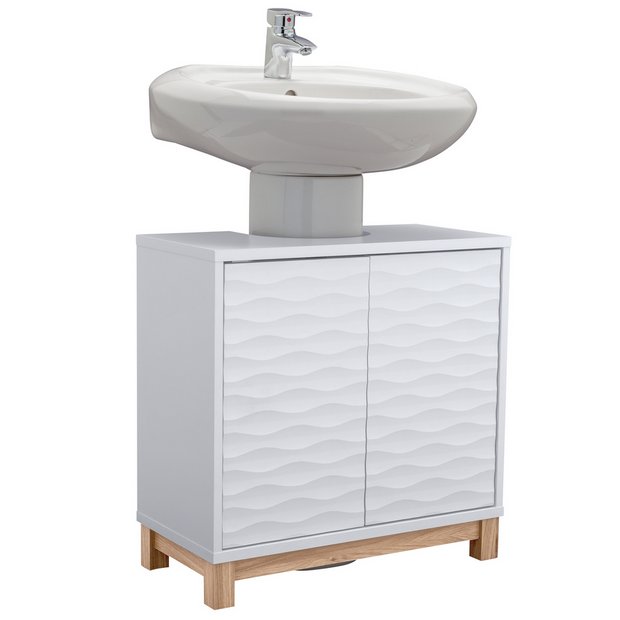 White under on sale sink unit