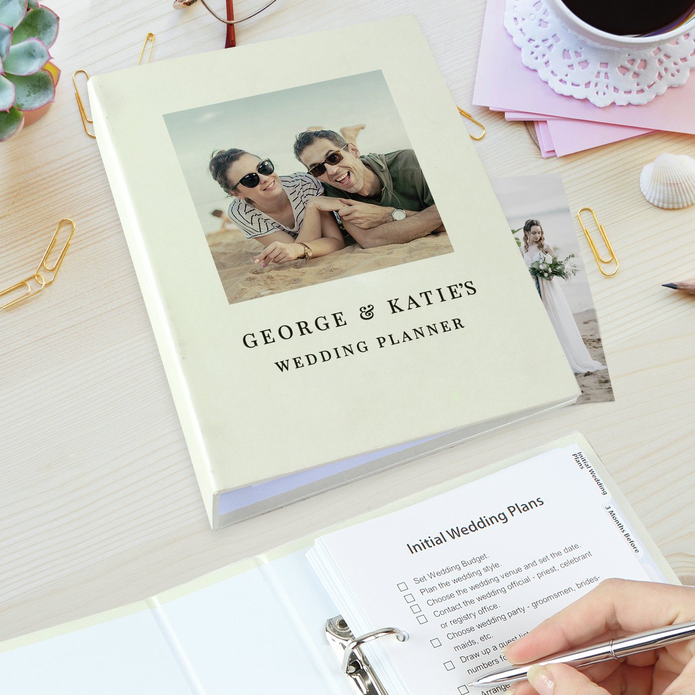 Personalised Message Photo Wedding Planner