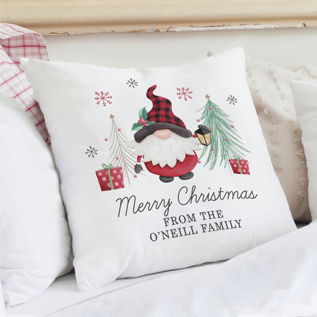 Buy Personalised Message Christmas Gonk Cusion Cushions Argos