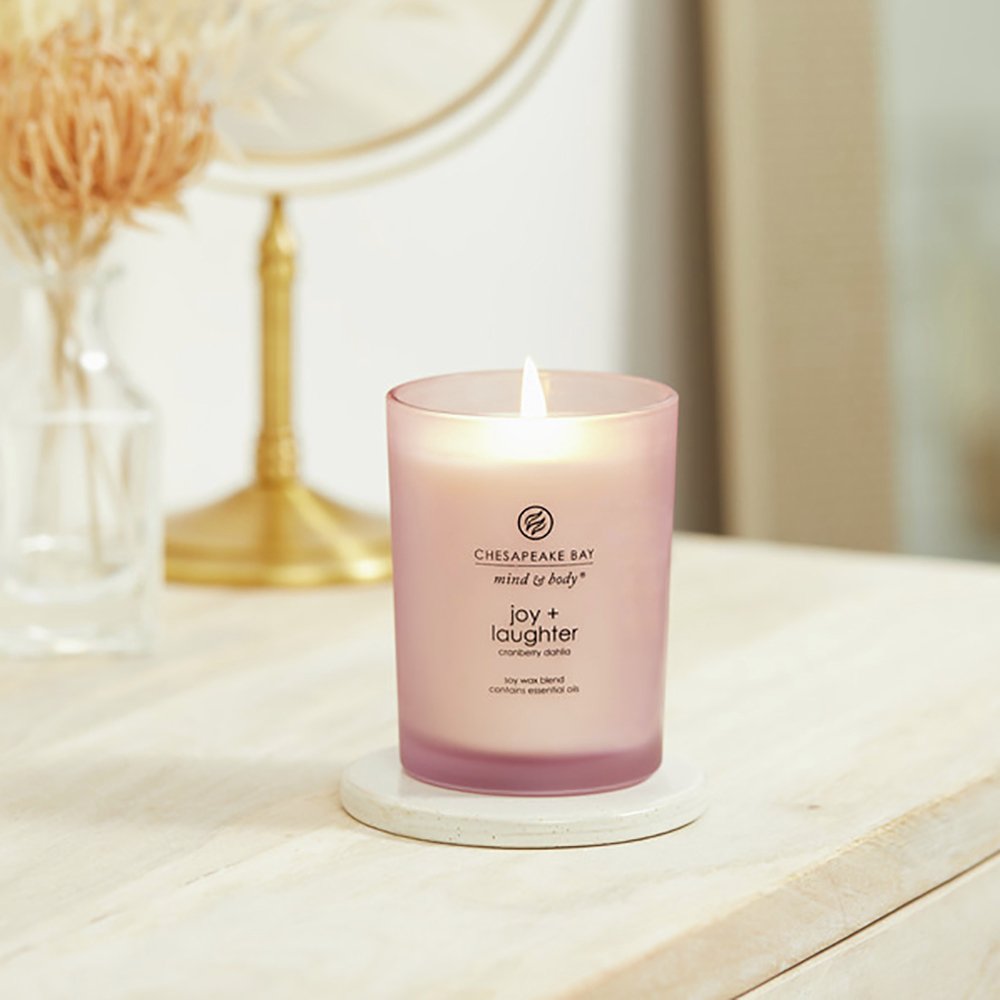 Chesapeake Bay Medium Candle Jar - Cranberry Dahlia