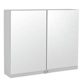 Argos Home Prime 2 Door Mirrored Cabinet - White