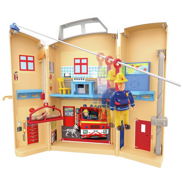 Playmobil fire station store argos