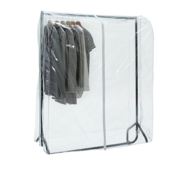 Clothes rail cover discount grey