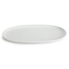 Habitat Riko Oval Porcelain Serving Platter - White
