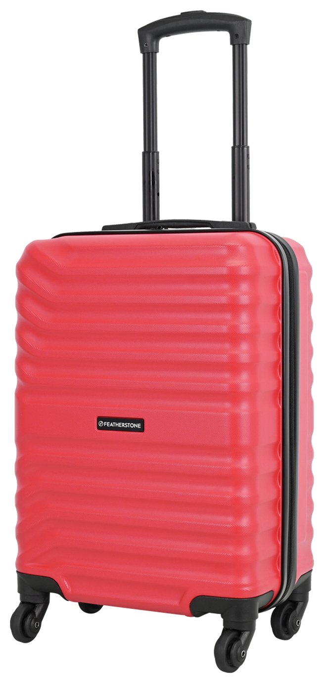 Featherstone 4 Wheel Hard Suitcase - Large, Red