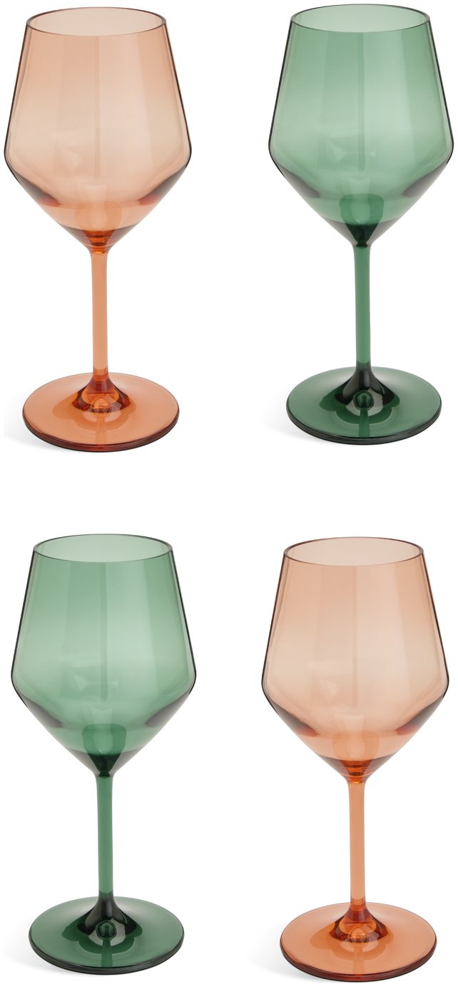 Habitat Picnic Acrylic Glass – set of 4