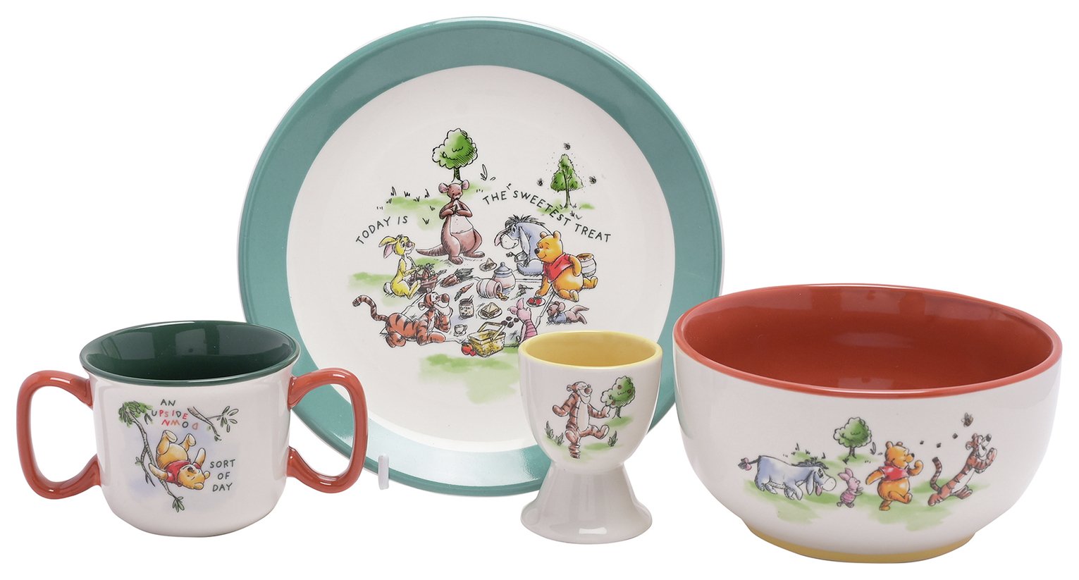 Disney Winnie The Pooh Kids Ceramic Dinner Set