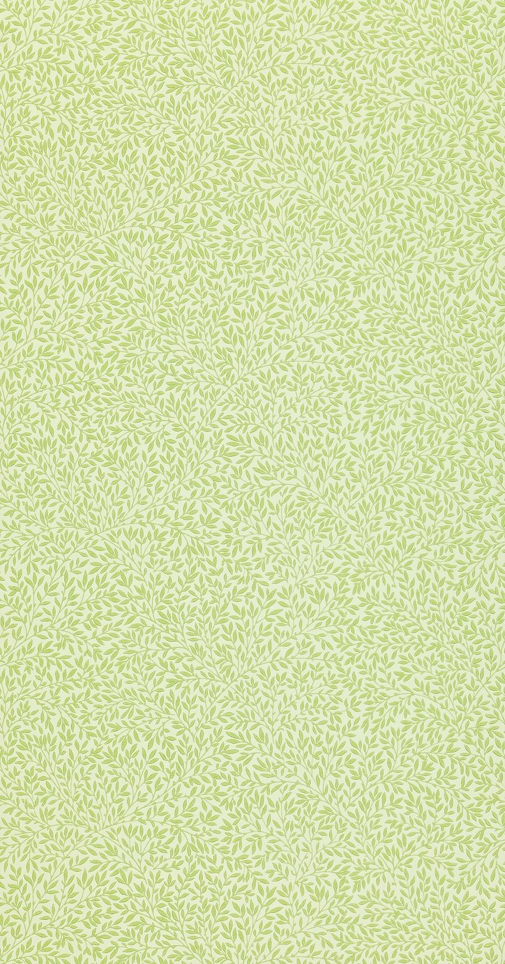 Morris & Co. Standen Fennel Green Floral Wallpaper