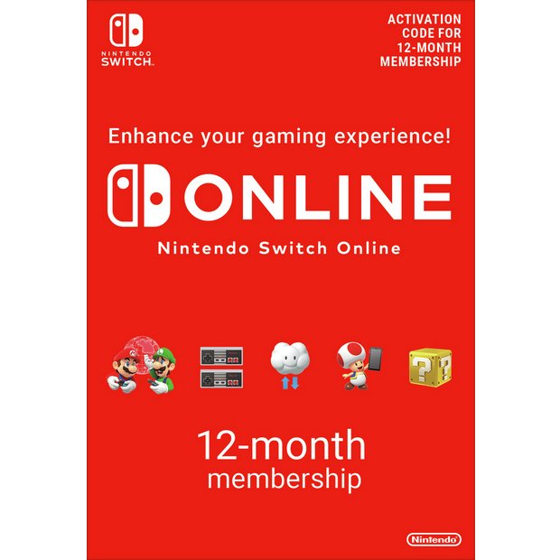 Buy Nintendo Switch Online 12 Month Individual Membership