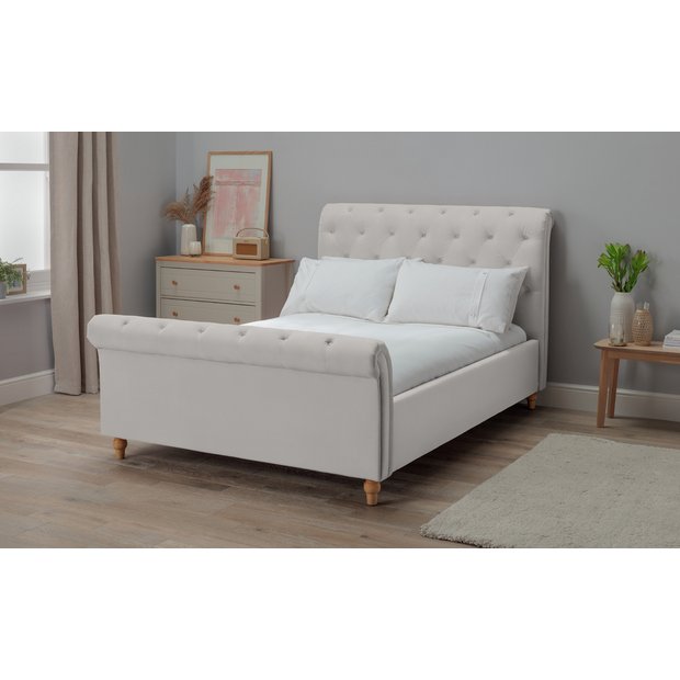 Argos double on sale bed grey