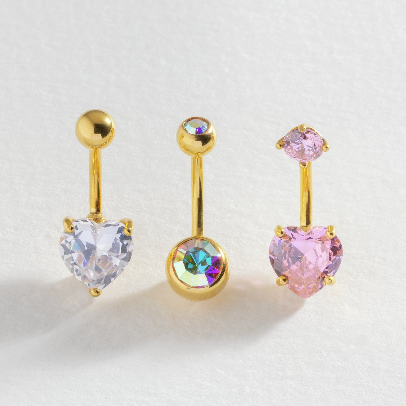 Revere Stainless Steel Belly Bars - Set of 3