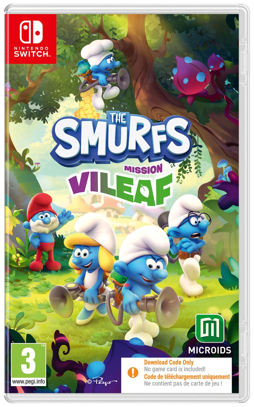 The Smurfs Mission Vileaf Nintendo Switch Game