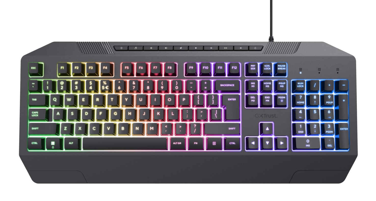 Trust GXT836 Evocx Gaming Keyboard - Black