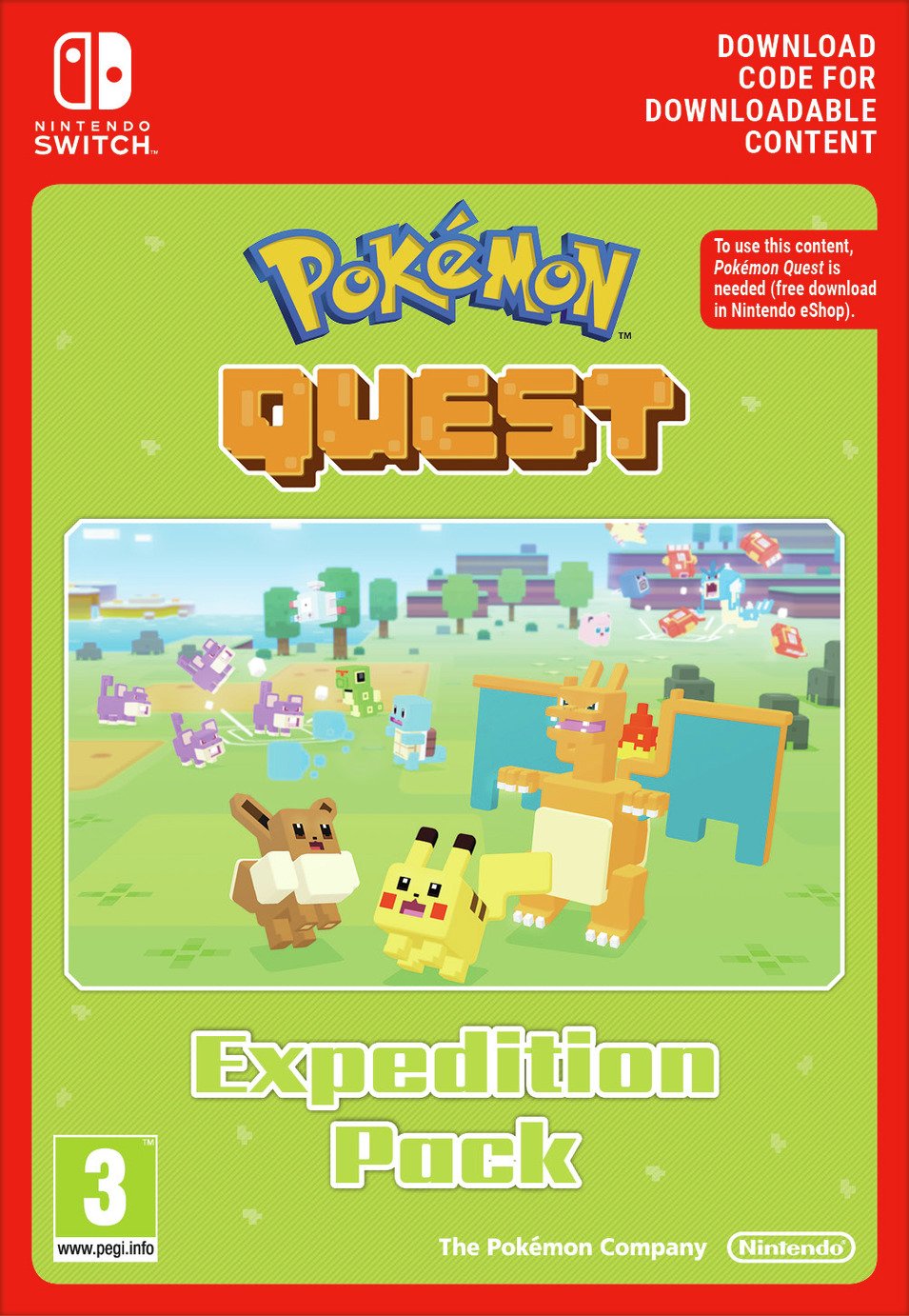 Pokemon Quest: Expedition Pack Switch Game DLC