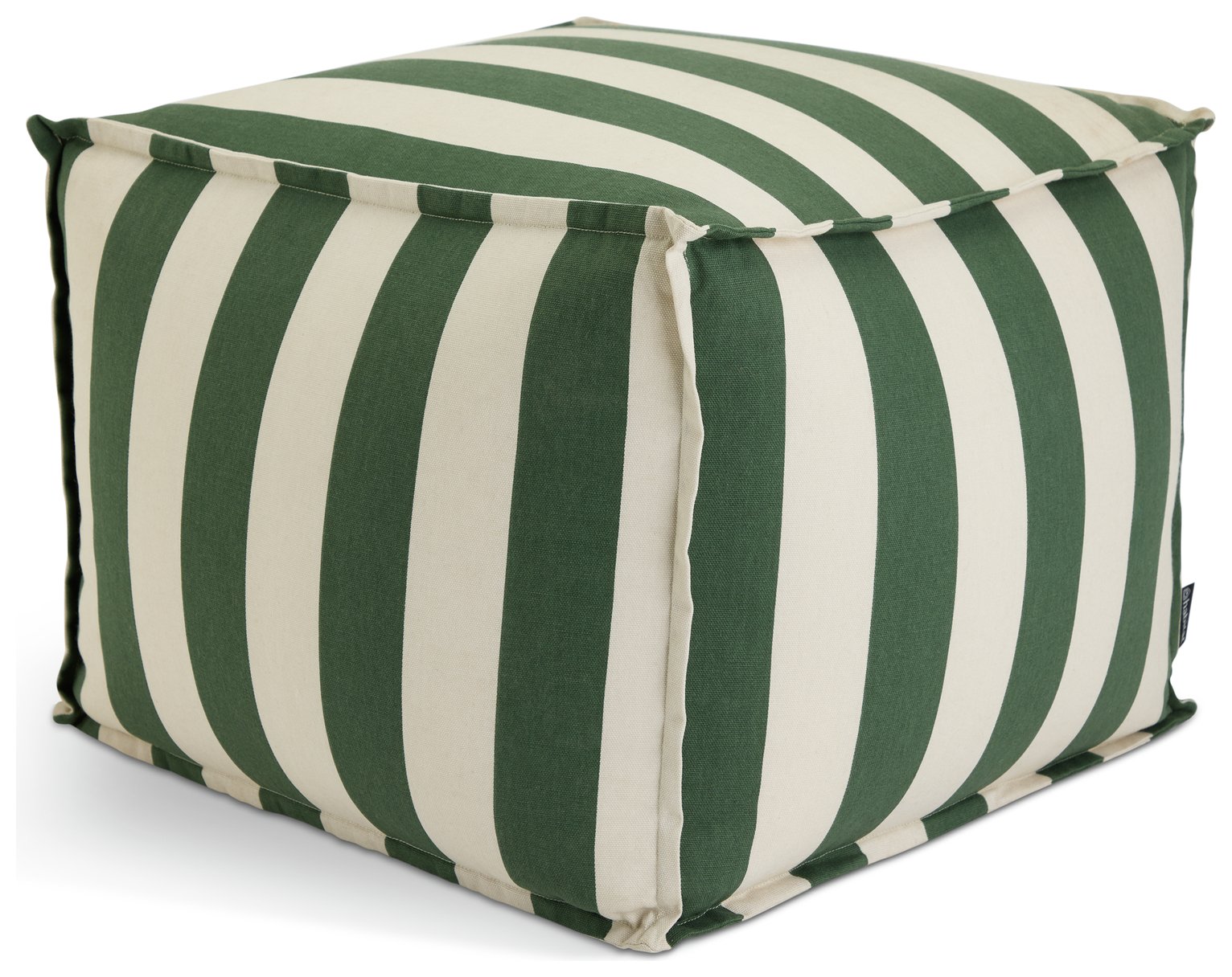 Habitat Stripe Outdoor Pouffe Cushion