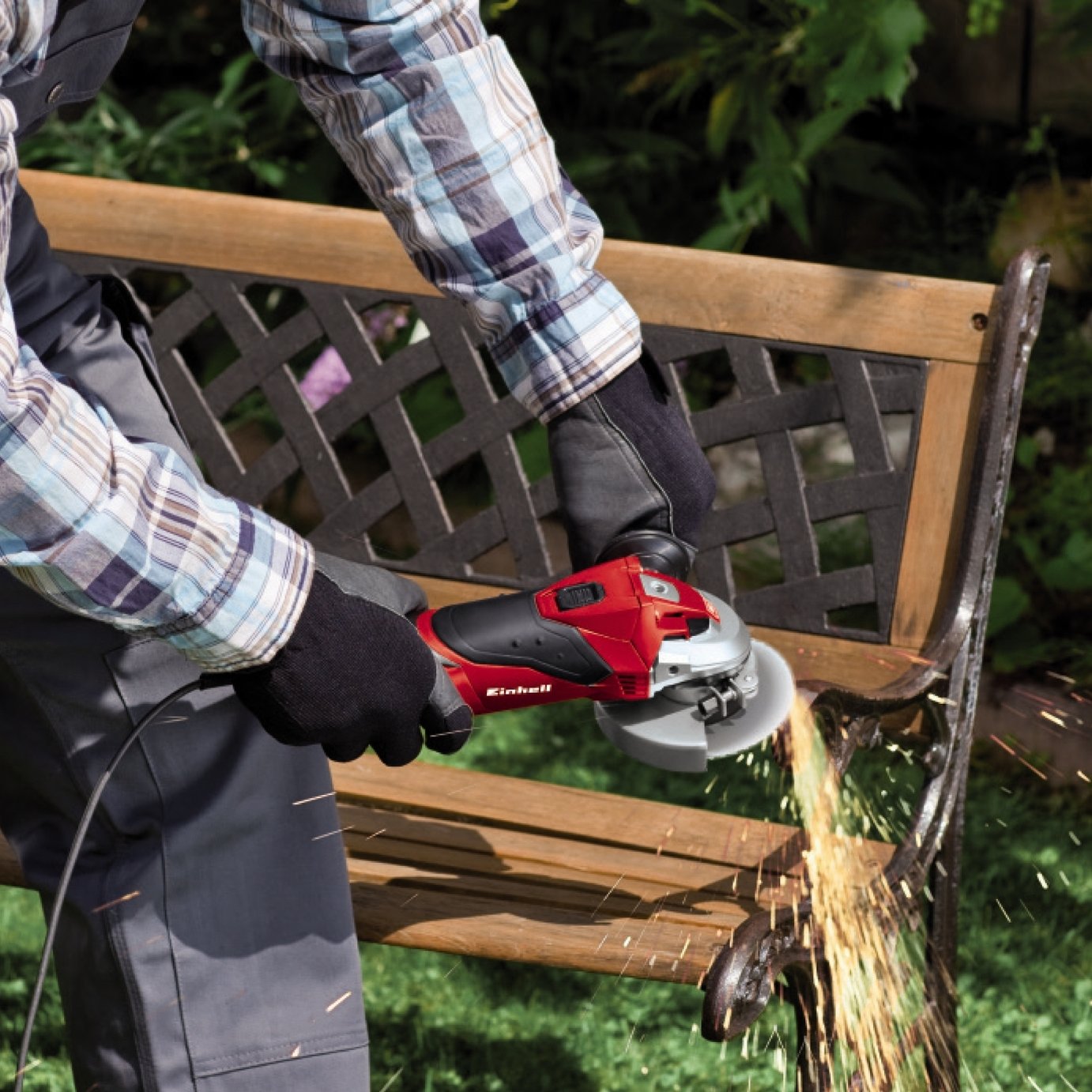 Einhell 500W Corded Angle Grinder - 230V