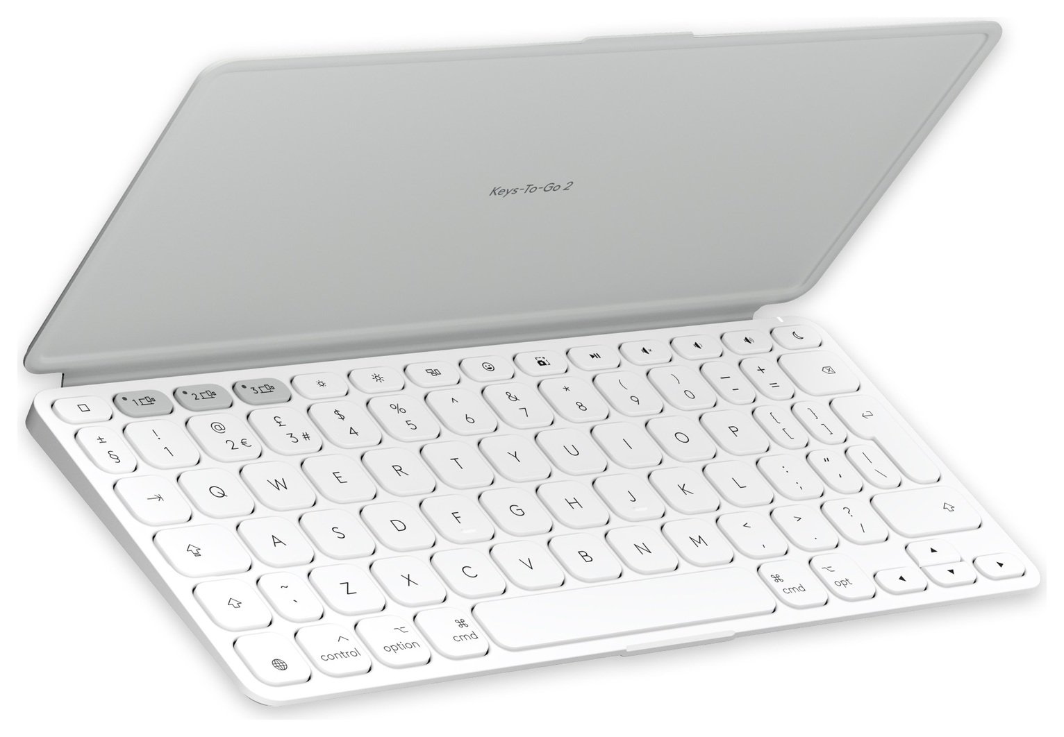 Logitech Keys To Go 2 Portable Wireless Keyboard - Pale Grey