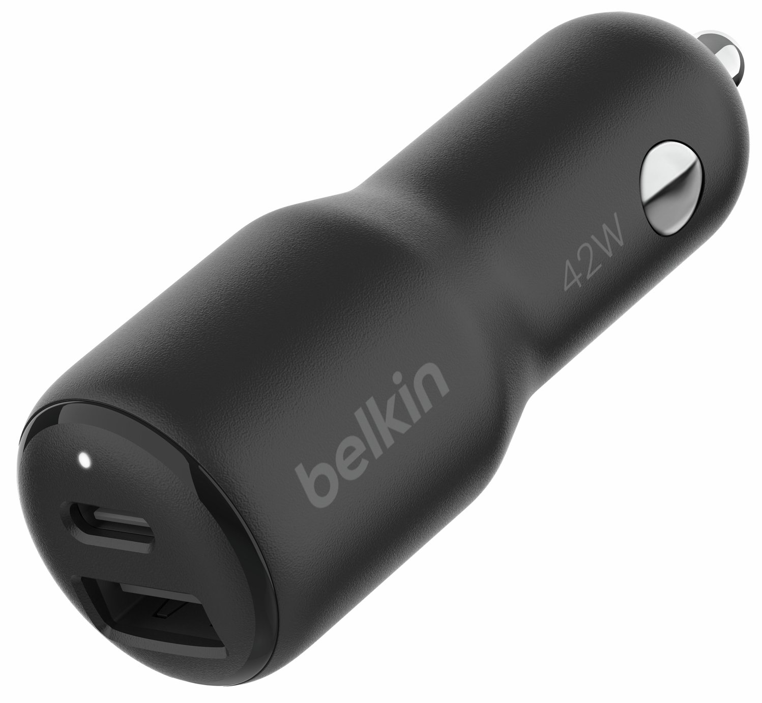 Belkin 42W USB-C and USB-A Car Charger - Black 