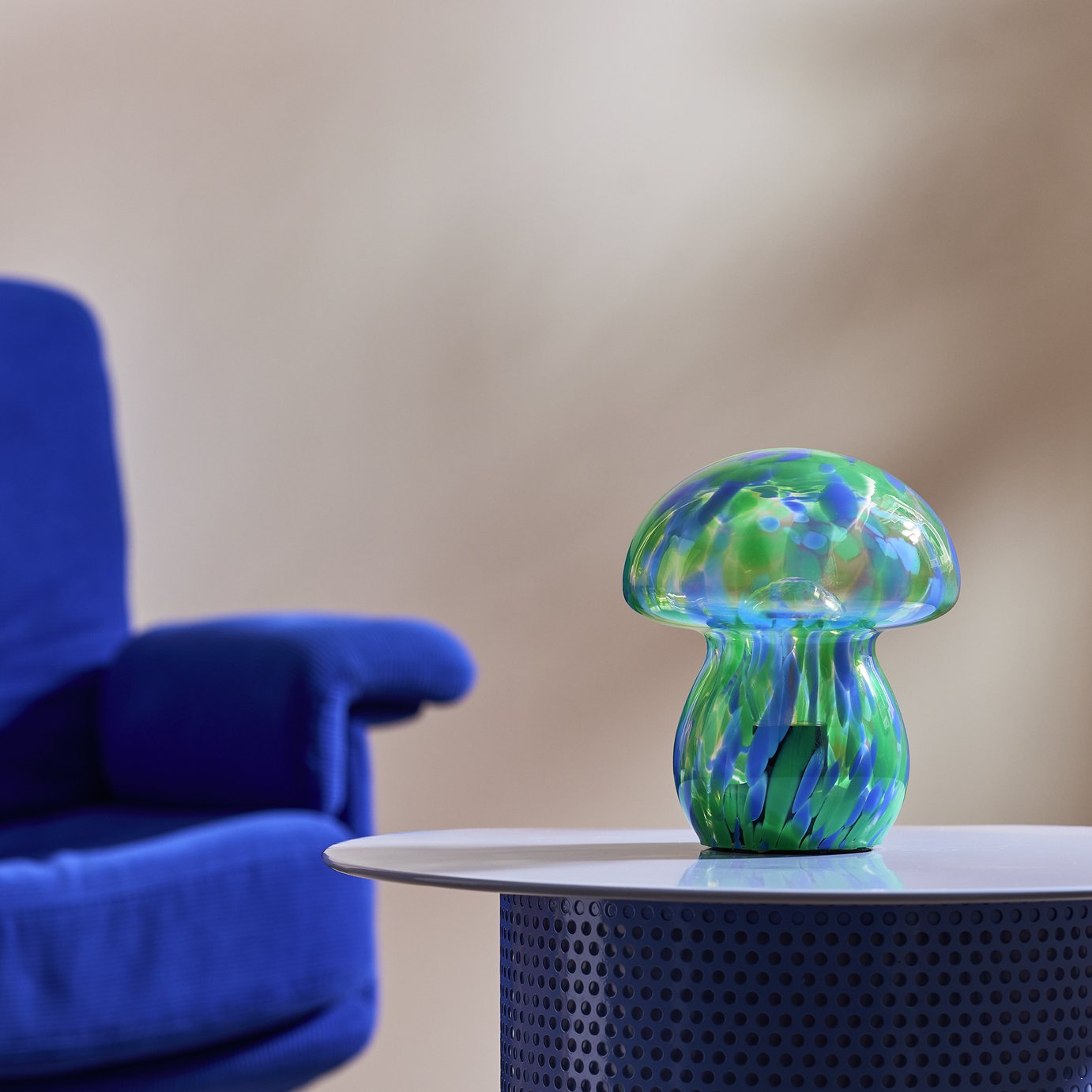 Habitat Mushroom Glass Table Lamp